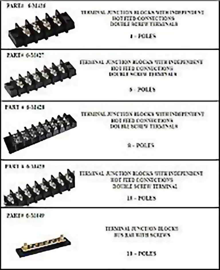 Terminal Junction Blocks Del Mar Wire